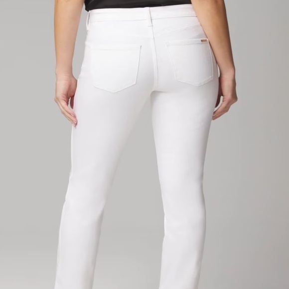 White House Black Market High-Rise White Straight Jeans - 8L - Picture 2 of 10